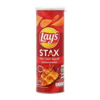 Lay\'s Stax Hot Chili Squid Flavored Potato Chips 100g