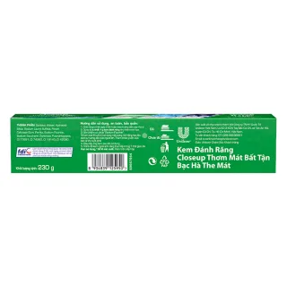 Closeup Toothpaste Ever Fresh Menthol Burst 230g x 36 tubes