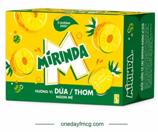 Mirinda Pineapple Flavored Soft Drink 320mL