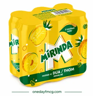 Mirinda Pineapple Flavored Soft Drink 320mL