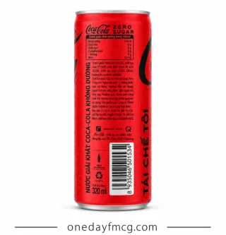 Coca-Cola Zero Sugar Soft Drink 320mL