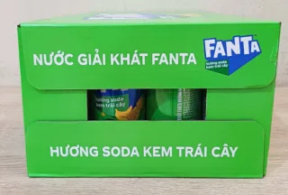 Fanta Soda Cream Flavored Soft Drink 320mL