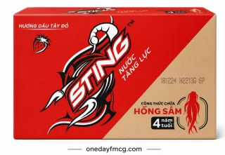 Sting Energy Drink Strawberry 330mL