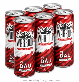 Warrior Energy Drink 330ml - Strawberry