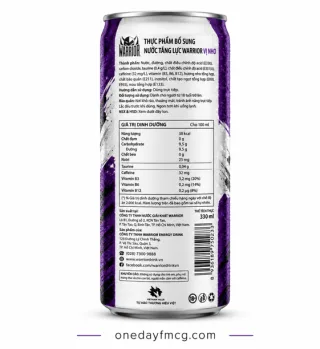 Warrior Grape Energy Drink 330ml