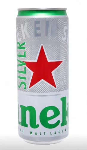 HEINEKEN SILVER BEER CAN 330ML