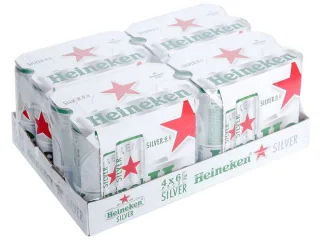 HEINEKEN SILVER BEER CAN 330ML