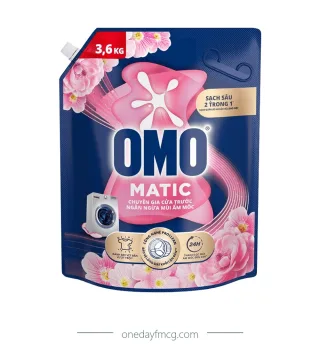 Omo Liquid Detergent Front Load Prevent Musty Smell 3.6kg x 4 bags