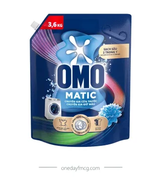 Omo Liquid Detergent Front Load Color Care 3.6kg x 4 pouches