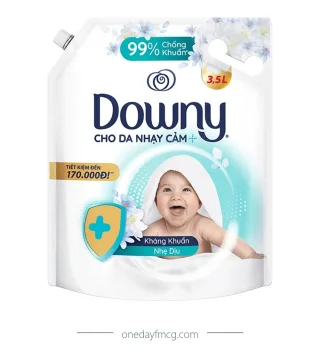 Downy Fabric Softener Antibacterial Gentle 3.5L x 4 pouches
