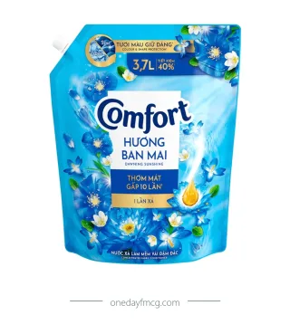 Comfort Fabric Softener Morning Dew 3.7L x 4 pouches