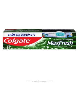 Colgate MaxFresh Toothpaste Bamboo Charcoal 225g (+ TB) x 36 tubes