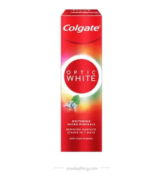 Colgate Optic White Toothpaste Mint Plus Mineral 100g x 48 tubes