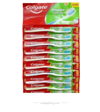 Colgate Toothbrush Premier Soft & Smooth Hanger 12
