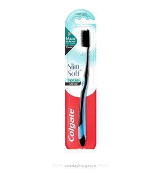 Colgate Toothbrush Slimsoft Flex Clean Charcoal Pack 1