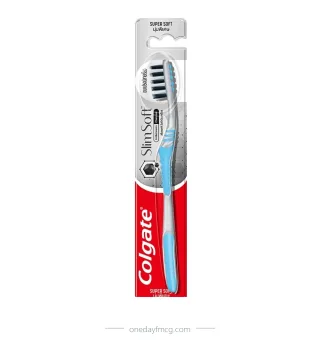 Colgate Toothbrush Slimsoft In-Between Charcoal Pack 1