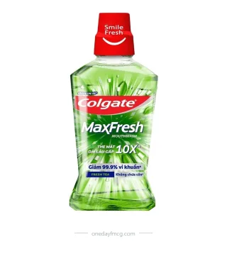 Colgate MaxFresh Mouthwash Fresh Tea 750mL x 12 bottles