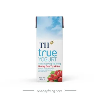 TH true YOGURT Strawberry Pasteurized Yogurt