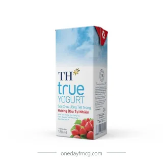 TH true YOGURT Strawberry Pasteurized Yogurt