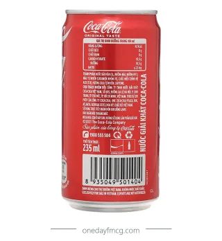 Coca-Cola Original Soft Drinks 235mL