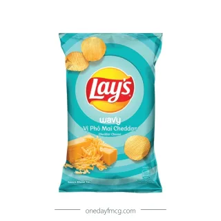 Lay's Wavy Cheddar Cheese Flavored Potato Chips 90g