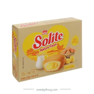 Solite Round Sponge Cake Milk & Butter Flavor 276g