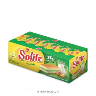 Solite Layers Sponge Cake Pandan Leaves Flavor 340g