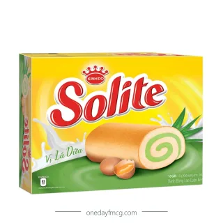 Solite Roll Sponge Cake Pandan Leaves Flavor 288g