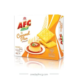 AFC Crunchy Crackers Caramel Flan Flavor 261.6g x 16 boxes