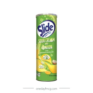 Slide Potato Chips Sour Cream & Onion Flavored 150g