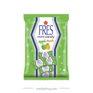 The FRES BARLEY Mint Apple Peach Hard Candy 150g