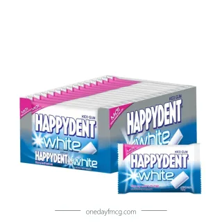 Happydent White Chewing Gum Pepermint 168g (11.2g x 15 blisters)