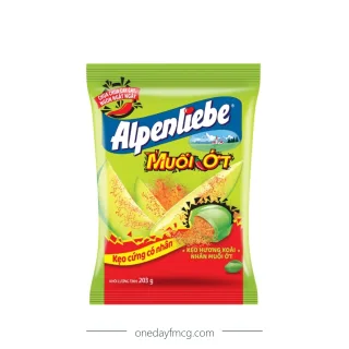 Alpenliebe Hard Candy Mango Filled With Chilli Salt 84.1g x 45 bags