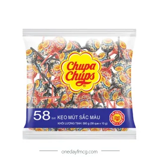 Chupa Chups Lollipop Tongue Painter 539.4g (9.3g x 58 sticks) x 18 pouches