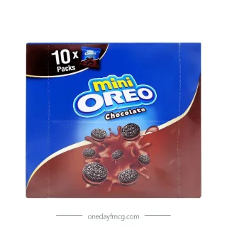 Mini Oreo Original Chocolate Sandwich Cookies With Chocolate Flavored Cream 204g