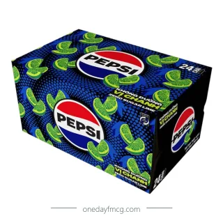 Pepsi Cola Zero Calories Lime Soft Drink 390ml