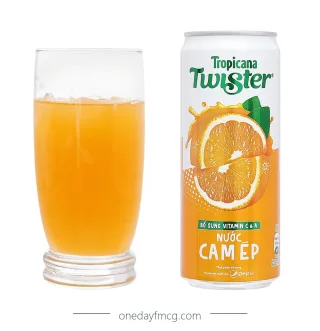 Tropicana Twister Orange Juice 320mL x 24 cans