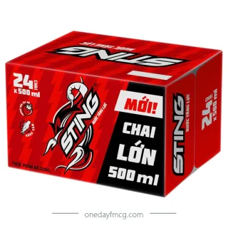 Sting Energy Drink Strawberry 500mL