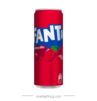 Fanta Strawberry Flavored Soft Drink 320mL