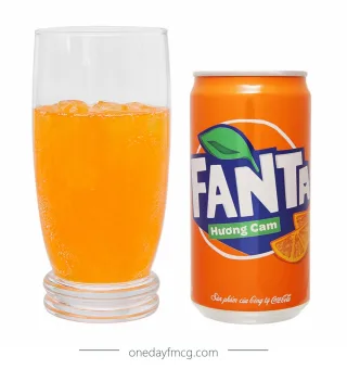 Fanta Orange Flavored Soft Drink 235mL
