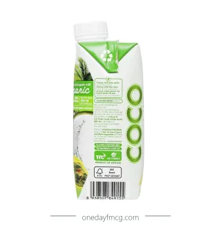 Cocoxim Organic Coconut Water 330mL x 24 boxes