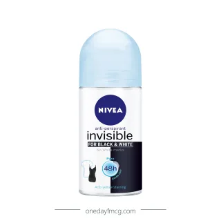 NIVEA Roll-On Deodorant Invisible Black & White 50 ml
