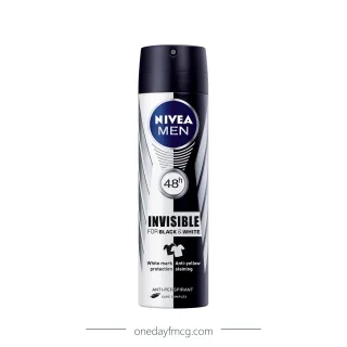 NIVEA MEN Deodorant Spray Invisible Black & White 150 ml