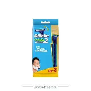 Gillette Razor Blue 2 Flexi (10+5) x 12 packs x 6 boxes