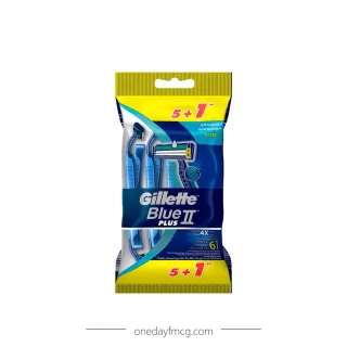 Gillette Razor Blue 2 Plus (5+1) x 12 packs x 12 boxes