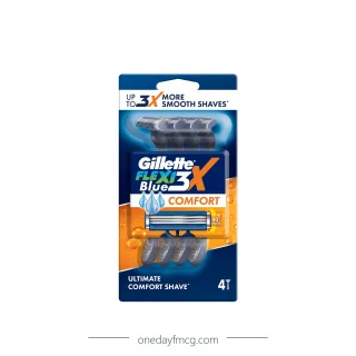 Gillette Razor Blue 3X Flexi Comfort 4 x 6 packs