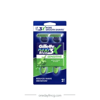 Gillette Razor Blue 3X Flexi Sensitive 2 x 16 packs