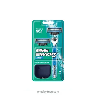 Gillette Razor Mach 3 Fresh 1+2s x 4 packs x 9 boxes