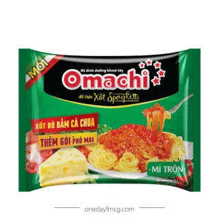 Omachi Mì trộn khoai tây xốt Spaghetti 91g