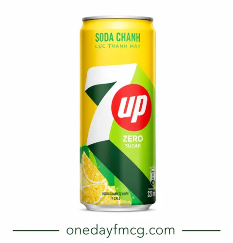 7UP Zero Sugar Lemon Soda Drink 320ml